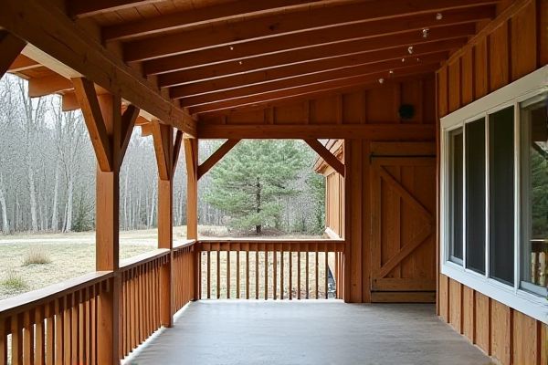 Timber Frame Porch vs. Steel Frame Porch: Advantages, Disadvantages, and Best Uses