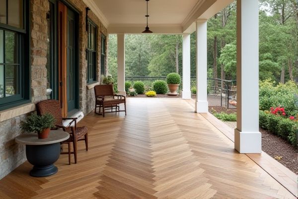 Tongue and Groove Flooring vs. Herringbone Porch Flooring: A Comparative Guide