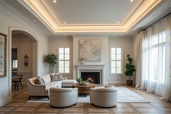 Tray Ceiling vs. Coffered Ceiling: Key Differences and Design Tips