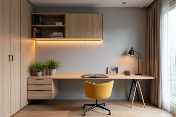 Under-Desk Cabinet vs. Wall Cabinet: Choosing the Best Storage Solution