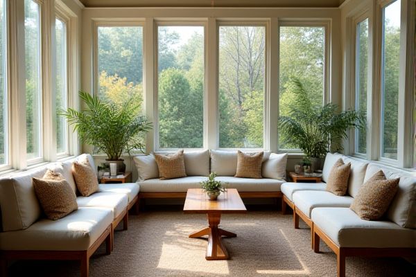 Upholstered Seating vs. Wooden Seating for Sunrooms: A Comprehensive Comparison