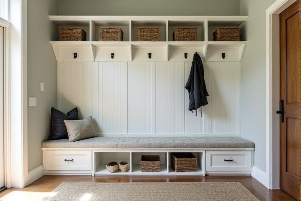 Vertical Storage vs. Horizontal Storage in a Mudroom: Which Is Best?