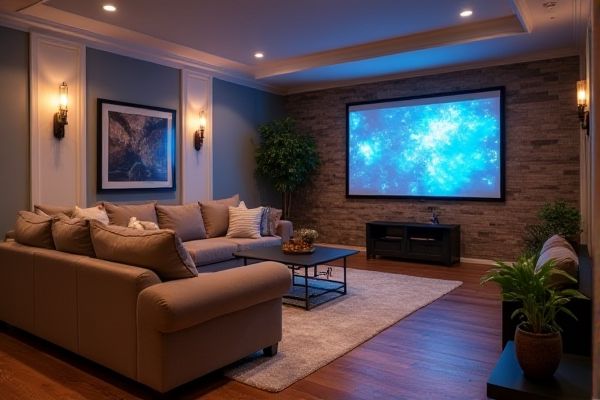 Wall-Mounted TV vs. Projector and Screen: Which Is Better for Your Basement?